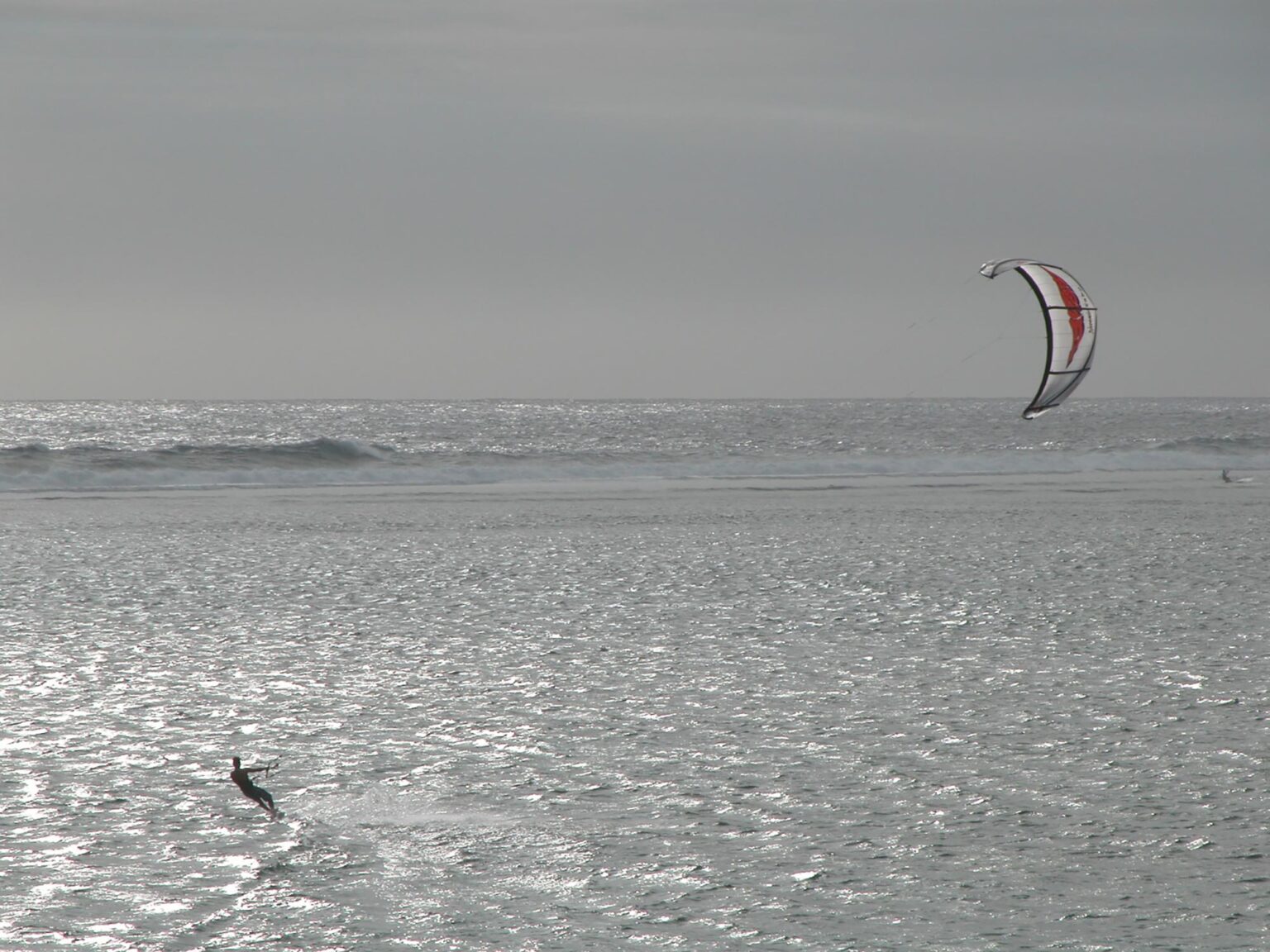 Kitesurf à la Saline-les-Bains.